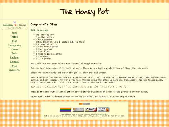 recipes/shepherds-stew screenshot