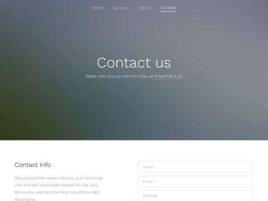 simple/contact screenshot