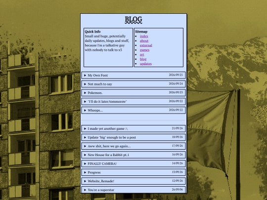 blog screenshot