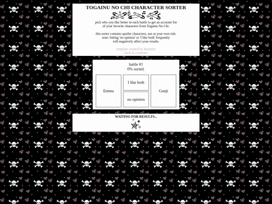 togainu_sort screenshot