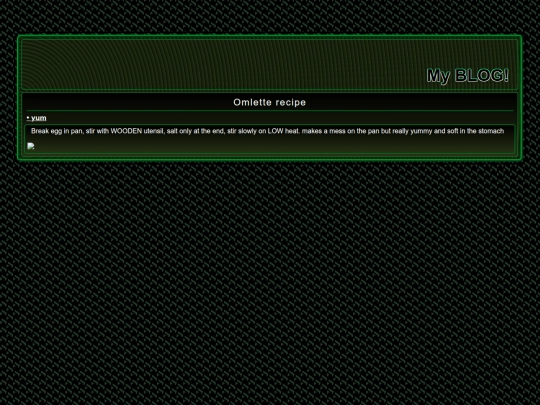 Blog-19 OMLETTE screenshot
