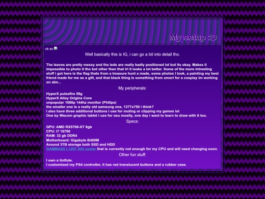 MysetupOLD screenshot