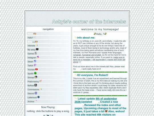 index screenshot