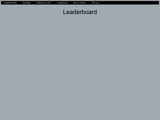 Leaderboard screenshot
