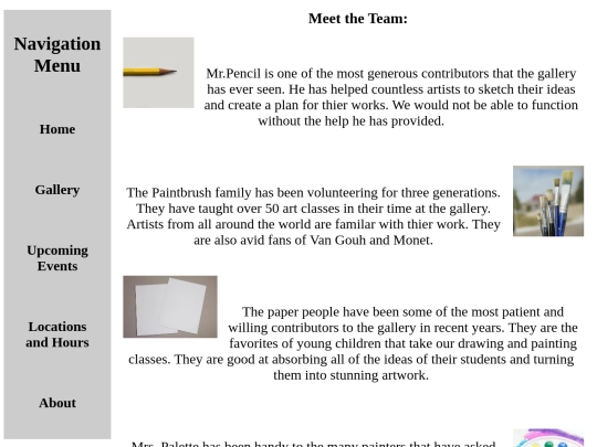 projects/staff-page screenshot