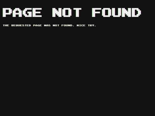 not_found screenshot