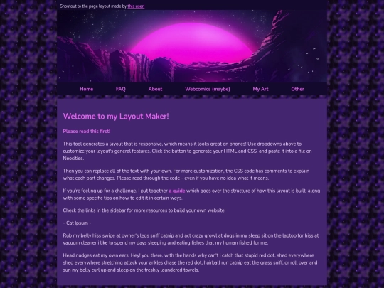 faq screenshot