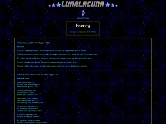 oldsite/poetry screenshot