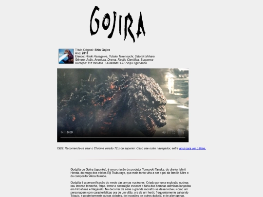 gojira screenshot
