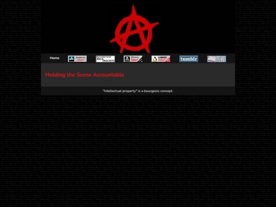 Anarchy/HoldingtheSceneAccountable screenshot