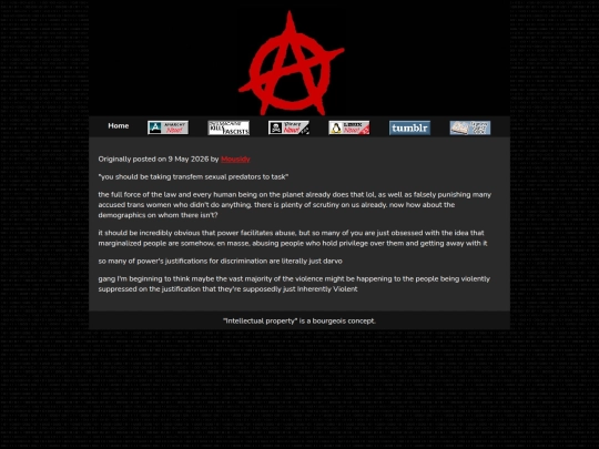 Anarchy/Sexual Abuse/TranswomencancommitsexualabusetooShouldntyoubeconcernedaboutthat screenshot