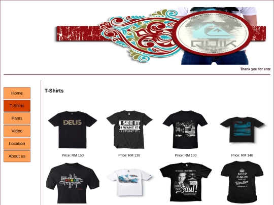 T_Shirts screenshot