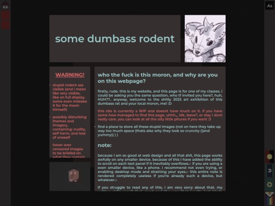 projects/exhibition screenshot