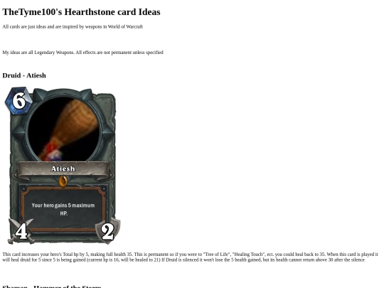hearthstone screenshot