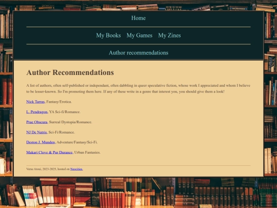 authorrecs screenshot