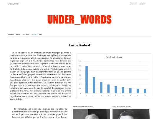 journal/benford screenshot