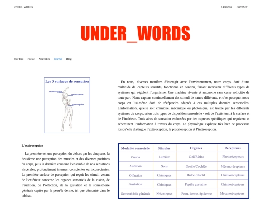 journal/sensation screenshot