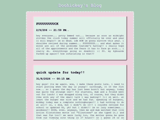 blog screenshot