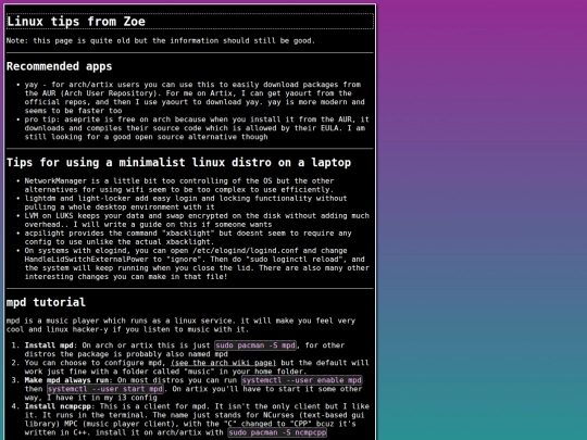 linux_tips screenshot