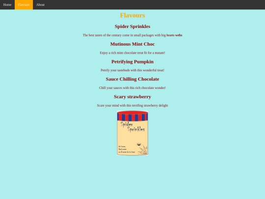 Flavours screenshot