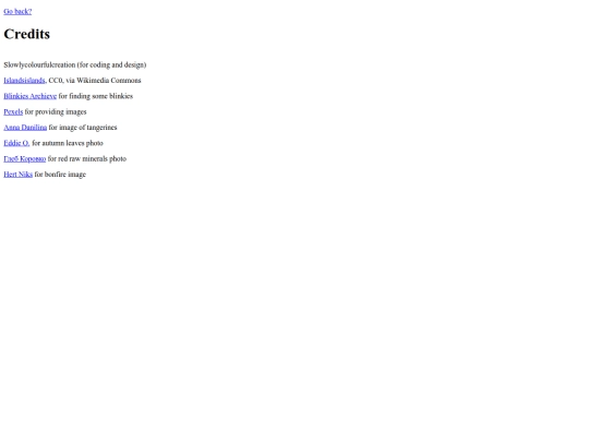 credits screenshot