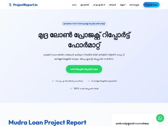 mudra-loan-project-report screenshot