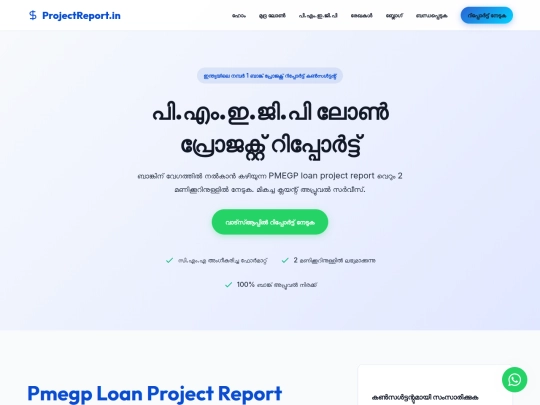 pmegp-loan-project-report screenshot