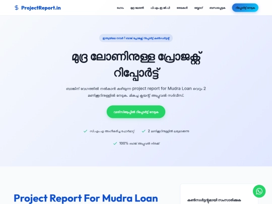 project-report-for-mudra-loan screenshot