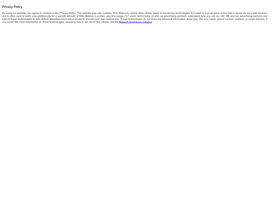 Privacy Policy screenshot