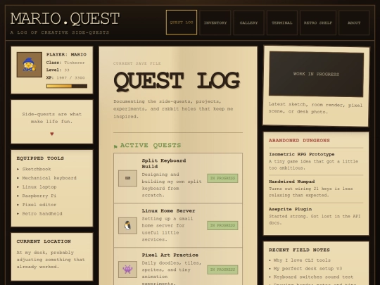 home screenshot