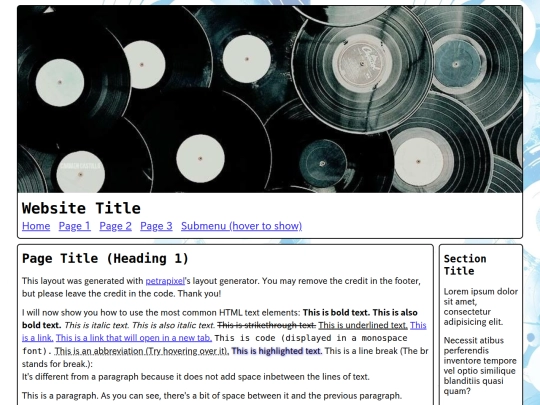 index screenshot