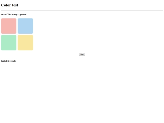colortest screenshot