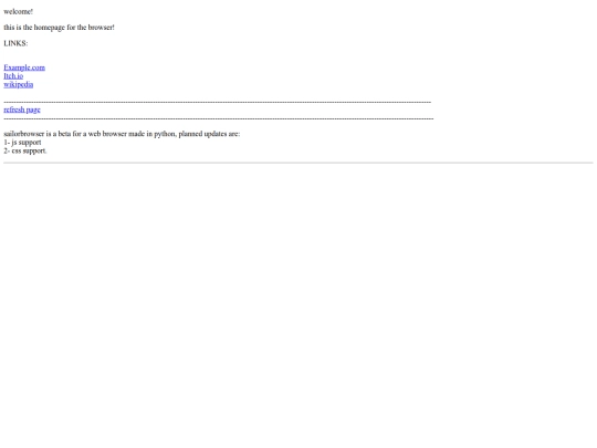 homepage-of-pybrows screenshot