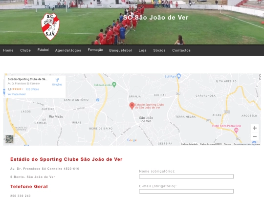 Site-Contactos screenshot