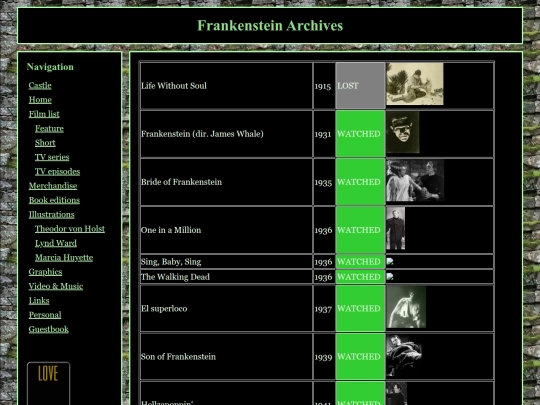 filmlst screenshot