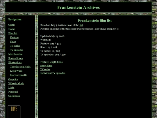 list screenshot