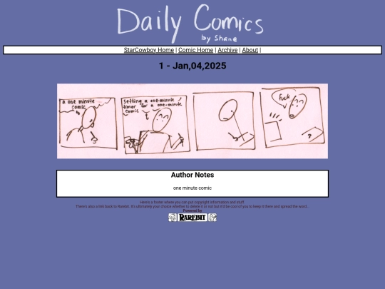 dailycomic screenshot