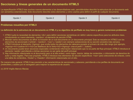 tareas/Seccione_ y_líneas_generales_de_un_documento_HTML5 screenshot