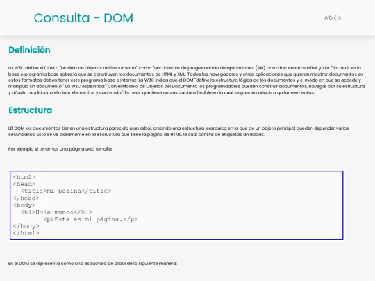 DOM/DOM screenshot