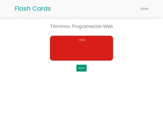 FlashCards screenshot