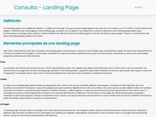 LandingPage/LandingPage screenshot