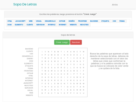 SopaDeLetras/SopaDeLetras screenshot