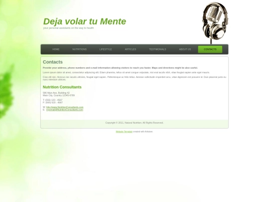WEB/contacts screenshot