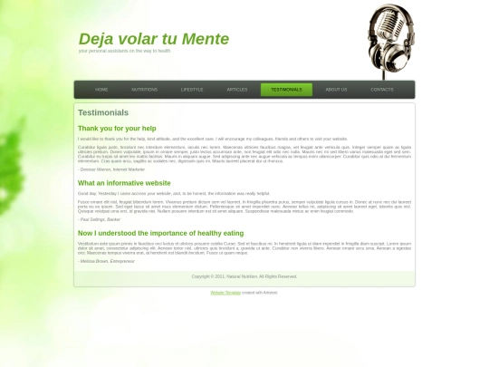 WEB/testimonials screenshot