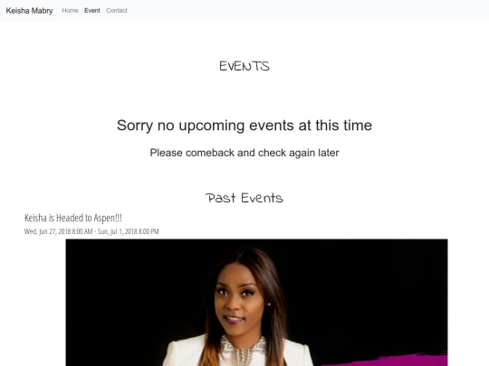 event screenshot