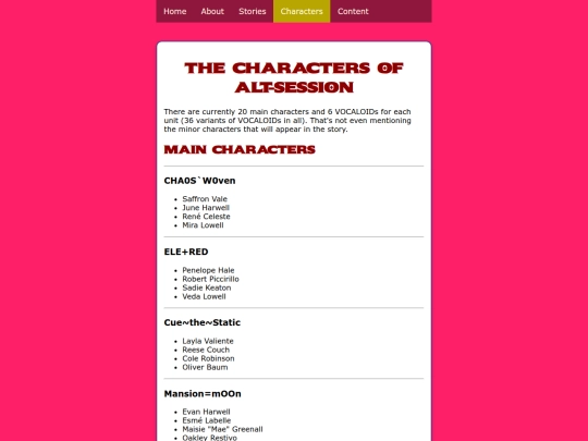 legacycharacters screenshot