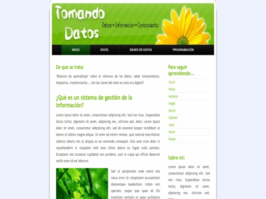 index screenshot