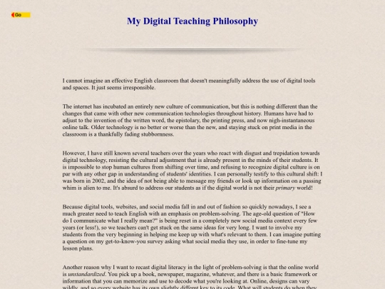 philosophy screenshot