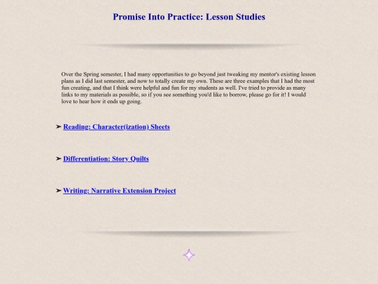 portfolio/lessons screenshot