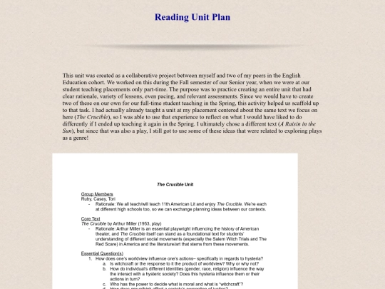 portfolio/reading screenshot